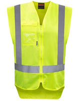 BISON Day Night Polyester Vest Yellow