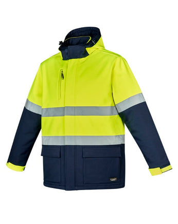 SYZMIK Hi Vis Antarctic Softshell Jacket Taped